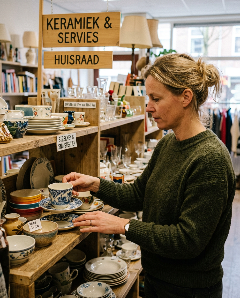 Keramiek en servies bij ’t Tweede Kansje